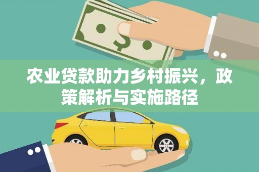平江农业贷款助力乡村振兴，政策解析与实施路径