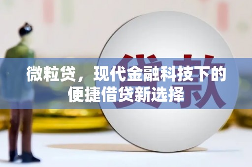 平江微粒贷，现代金融科技下的便捷借贷新选择