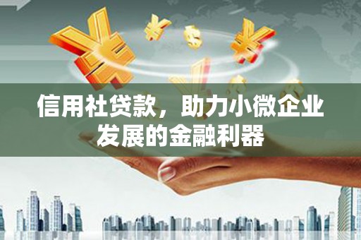 平江信用社贷款，助力小微企业发展的金融利器