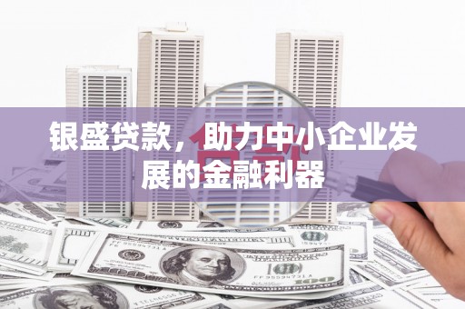 平江银盛贷款，助力中小企业发展的金融利器