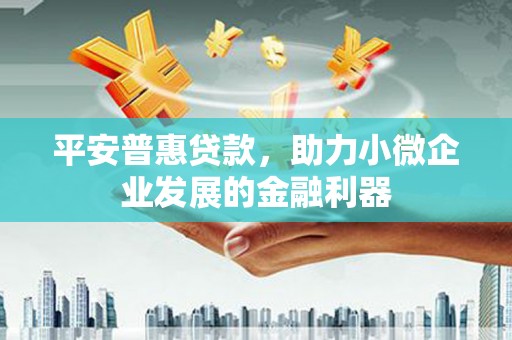 平江平安普惠贷款，助力小微企业发展的金融利器