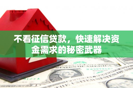 平江不看征信贷款，快速解决资金需求的秘密武器