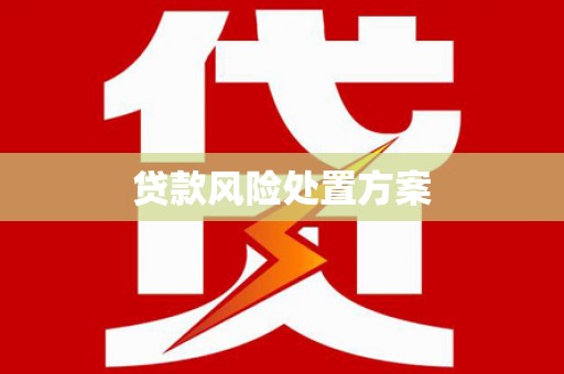 平江贷款风险处置方案