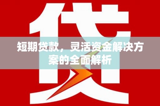 平江短期贷款，灵活资金解决方案的全面解析