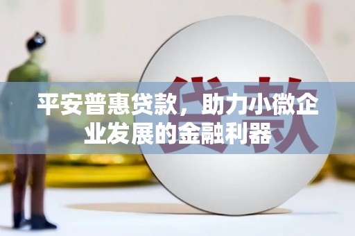 平江平安普惠贷款，助力小微企业发展的金融利器