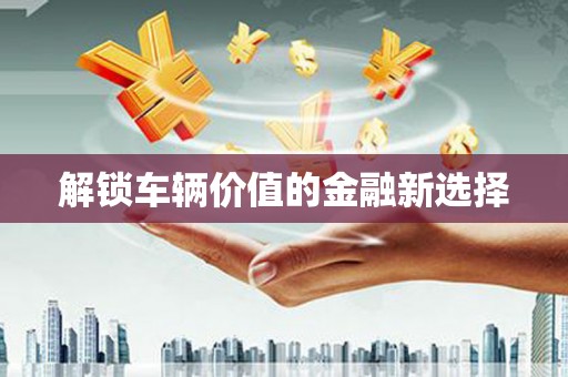 平江解锁车辆价值的金融新选择