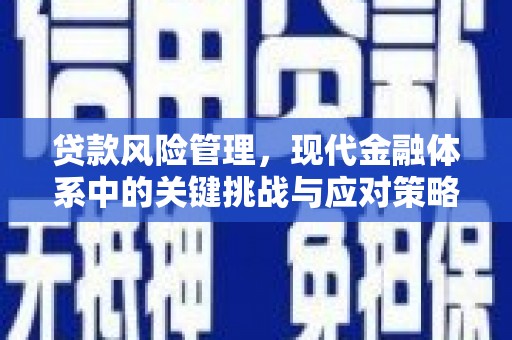 平江贷款风险管理，现代金融体系中的关键挑战与应对策略