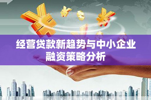 平江经营贷款新趋势与中小企业融资策略分析
