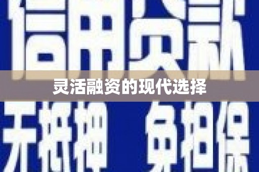 平江灵活融资的现代选择